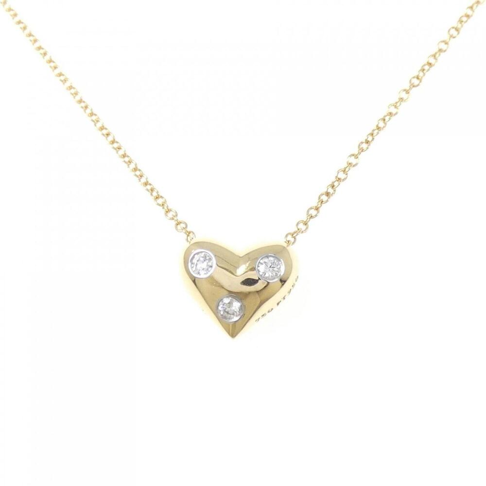 Tiffany Dots Pinched Heart Necklace